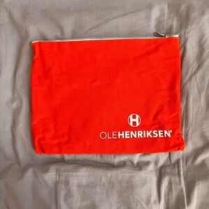 Ole Henriksen Orange Cosmetic Bag